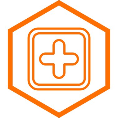 Hastane vektör ikonu. düz tasarım biçimi