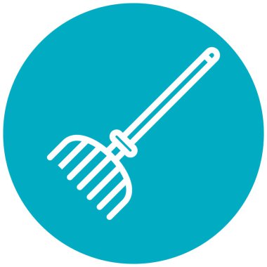 Bahçıvanlık. Web simgesi basit illüstrasyon