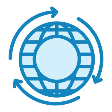 Para Aktarım simgesinin vektör çizimi