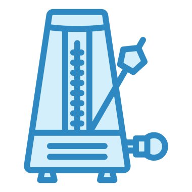 Metronom simgesinin vektör illüstrasyonu