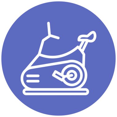 Koşu bandı. Web simgesi basit illüstrasyon