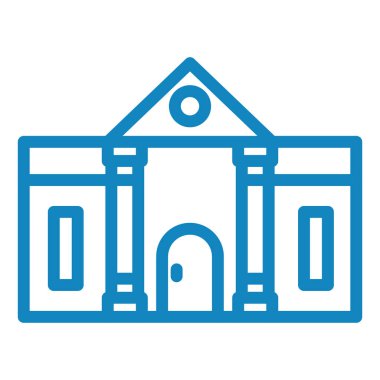 Bina. Web simgesi basit tasarım