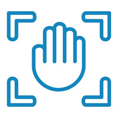 el simgesi vektör illüstrasyonu