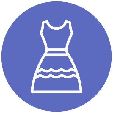 Elbise. Web simgesi basit illüstrasyon