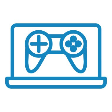 Oyun sahası. Web simgesi basit illüstrasyon