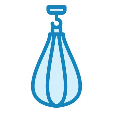 Punching Ball modern ikon vektör illüstrasyonu  