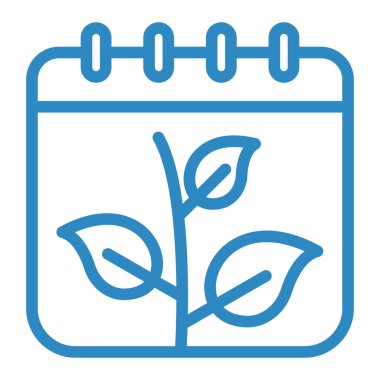 Takvim simgesi vektör illüstrasyonu yerleştiriliyor