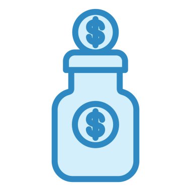 Tasarruf. Basit illüstrasyon