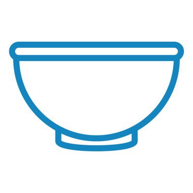 kase vektörü ince çizgi simgesi