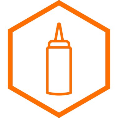 Yapıştırıcı. Web simgesi basit illüstrasyon