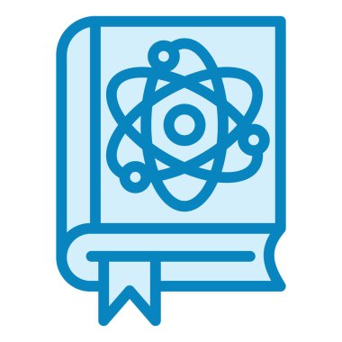 Fizik. Web simgesi basit illüstrasyon