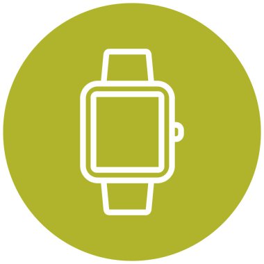 smartwatch vektör simgesi modern basit tasarım