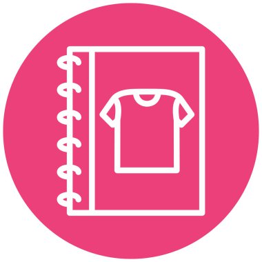 Kitap. Web simgesi basit illüstrasyon