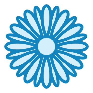 çiçek simgesi vektör illüstrasyonu