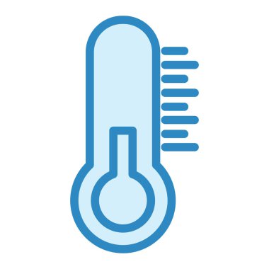Soğuk termometre. Web simgesi basit tasarım