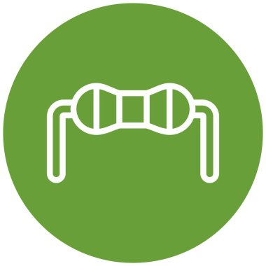 Eşsiz. Web simgesi vektör illüstrasyonu