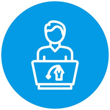 seo modern simgesinin vektör illüstrasyonu