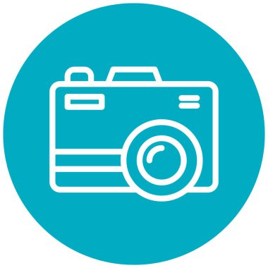 kamera simgesi vektör illüstrasyonu