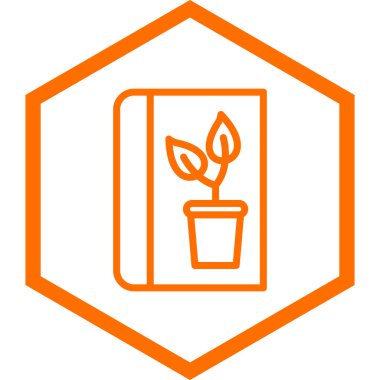 bitki vektörü simgesi modern basit illüstrasyon