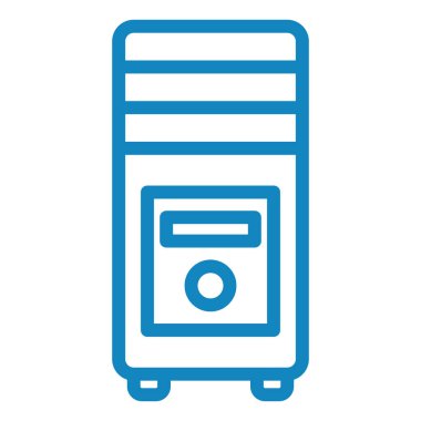 sunucu vektör simgesi modern basit illüstrasyon