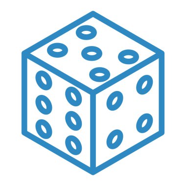 zar simgesi vektör illüstrasyonu