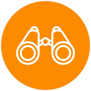 Dürbün. Web simgesi basit tasarım