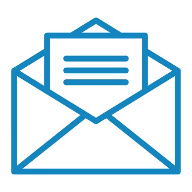 E- posta simgesi vektör illüstrasyonu