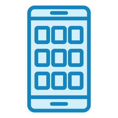 Modern simge vektör resimlemesini uygular 