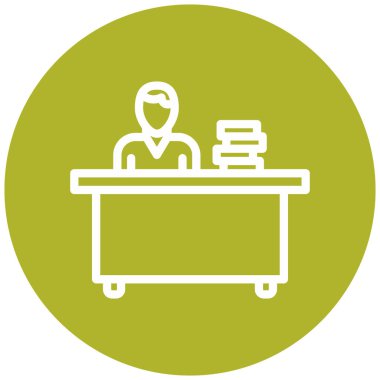 Web ve mobil için işletme ve eğitim hattı simgesi