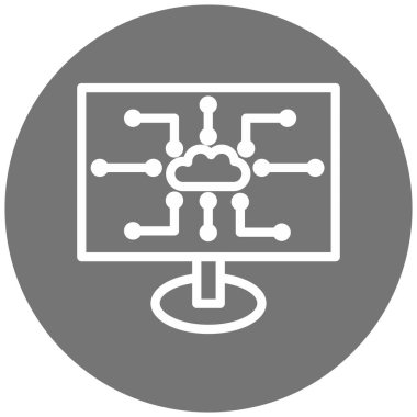 seo modern simgesinin vektör illüstrasyonu