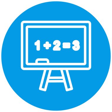 okul yönetim kurulu simgesi vektör illüstrasyonu