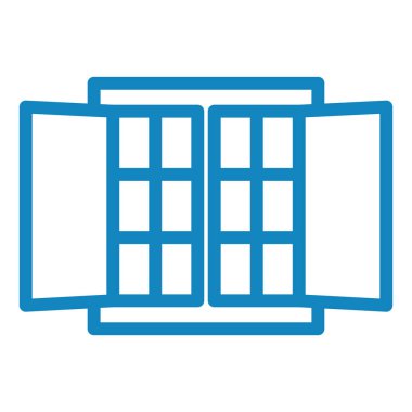 Pencere. Web simgesi basit illüstrasyon
