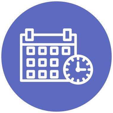 Takvim simgesi vektör illüstrasyonu