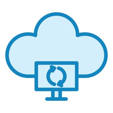 Bulut monitörü. Web simgesi