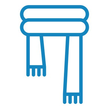 eşarp simge vektör çizim