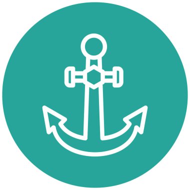 Çapa. Web simgesi basit illüstrasyon