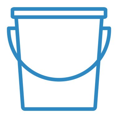 Kova. Web simgesi basit illüstrasyon