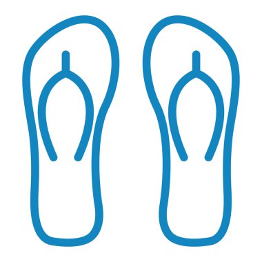 flip flops vektör simgesi