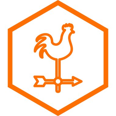 tavuk vektör simgesi modern basit illüstrasyon