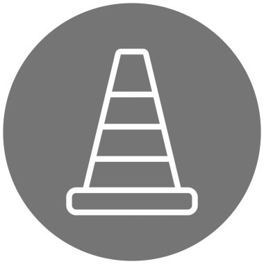 Yol simgesi, vektör illüstrasyonu