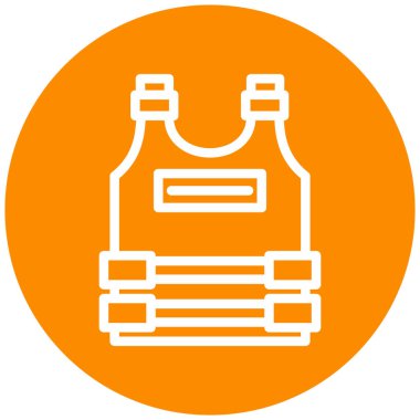 Bir itfaiyeci simgesinin vektör çizimi