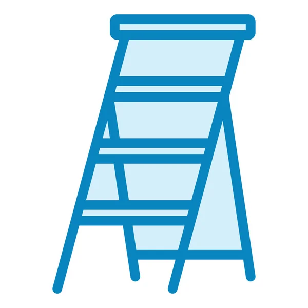 Escalera Icono Web Ilustración Simple — Vector de stock