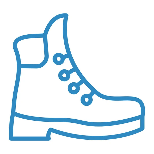 Boot Web Icon Vector Illustration — Stock Vector