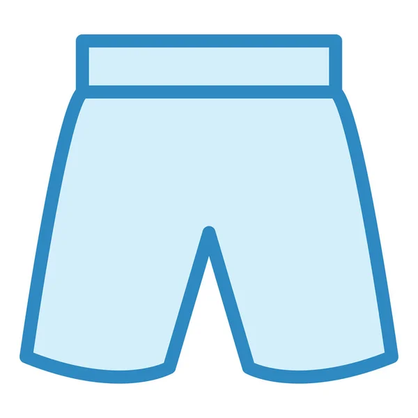 Football Shorts Modern Icon Vector Illustration — Vettoriale Stock