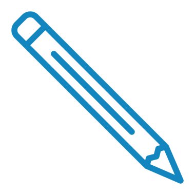 Kalem. Web simgesi basit illüstrasyon