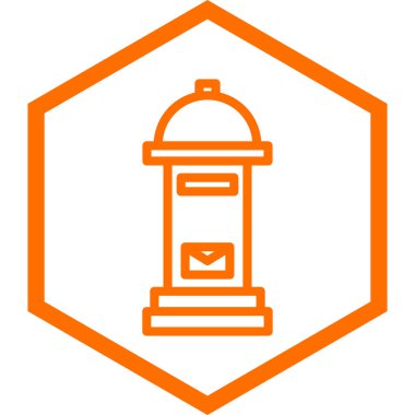 Modern b 'nin vektör illüstrasyonunda ateşten yoksun simge