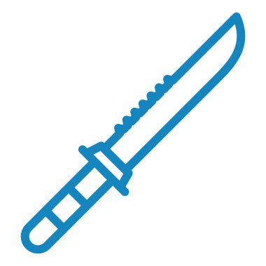 bıçak simgesi vektör illüstrasyonu