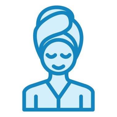 Güzellik Tedavisi Modern ikon vektör illüstrasyonu 