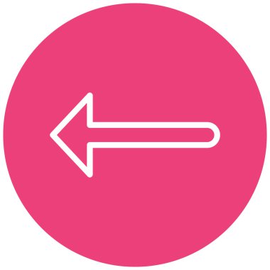 Projeniz için sol yön ok simgesi