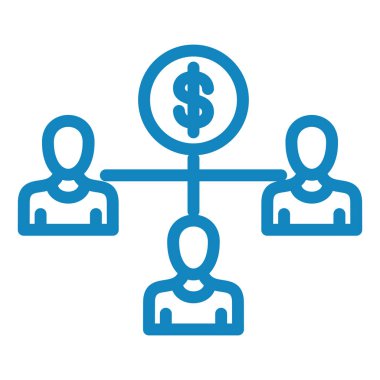 iş yönetimi simgesi vektör illüstrasyonu